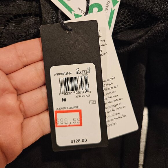 Guess black lace jumpsuit - Picture 3 of 5